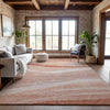 Piper Looms Mayfield Swirls AMF1099 Salmon Machine Washable Area Rug Lifestyle Image Feature