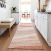 Piper Looms Mayfield Swirls AMF1099 Salmon Machine Washable Area Rug Runner Lifestyle Image Feature