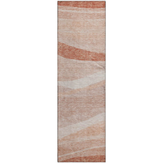 Piper Looms Mayfield Swirls AMF1099 Salmon Machine Washable Area Rug Runner Main Image