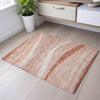 Piper Looms Mayfield Swirls AMF1099 Salmon Machine Washable Area Rug Scatter Lifestyle Image Feature