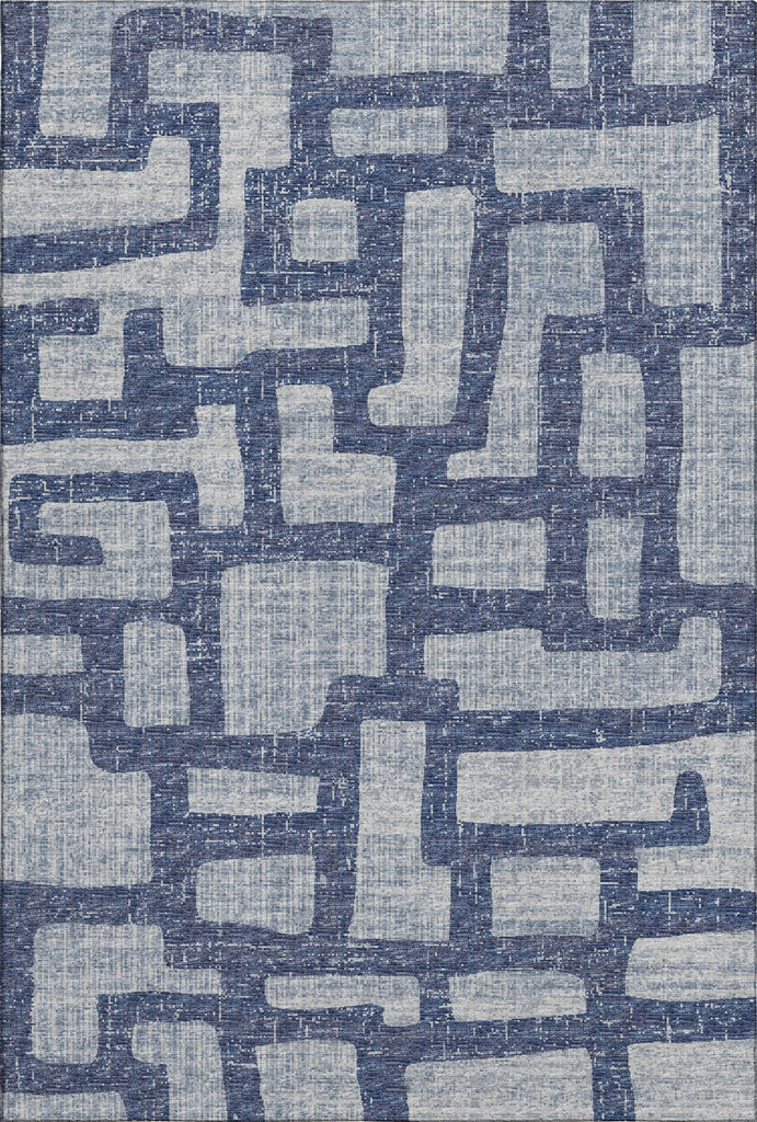 Piper Looms Mayfield Contemporary AMF110 Blue Machine Washable Area Rug main image