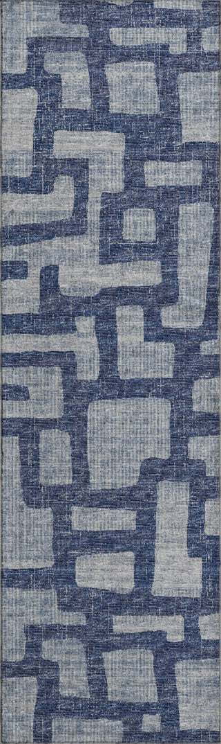 Piper Looms Mayfield Contemporary AMF110 Blue Machine Washable Area Rug Runner Main Image
