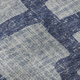 Piper Looms Mayfield Contemporary AMF110 Blue Machine Washable Area Rug Swatch Image