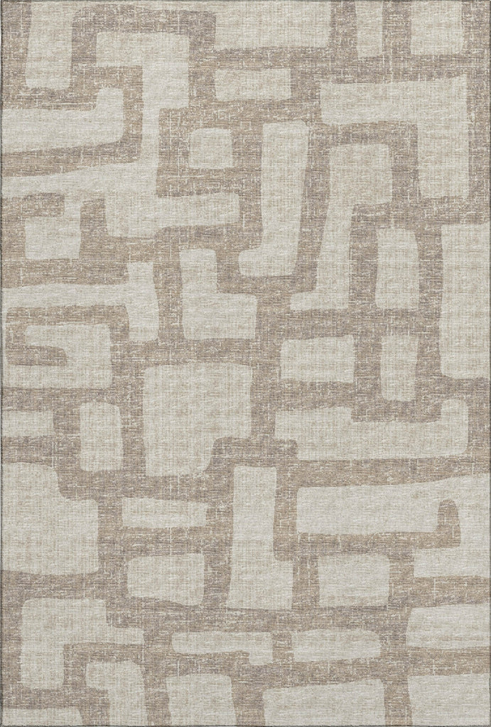 Piper Looms Mayfield Contemporary AMF110 Tan Machine Washable Area Rug main image