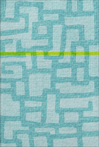 Piper Looms Mayfield Contemporary AMF110 Turquoise Machine Washable Area Rug main image