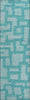 Piper Looms Mayfield Contemporary AMF110 Turquoise Machine Washable Area Rug Runner Main Image