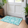 Piper Looms Mayfield Contemporary AMF110 Turquoise Machine Washable Area Rug Scatter Lifestyle Image Feature