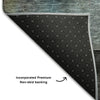 Piper Looms Mayfield Squares AMF1100 Copper Machine Washable Area Rug Backing Image
