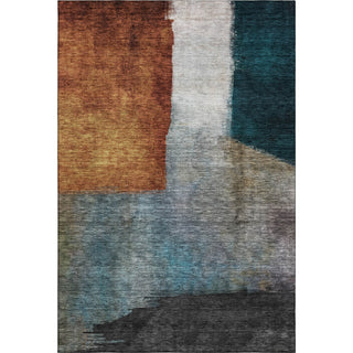 Piper Looms Mayfield Squares AMF1100 Copper Machine Washable Area Rug main image