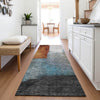 Piper Looms Mayfield Squares AMF1100 Copper Machine Washable Area Rug Runner Lifestyle Image Feature