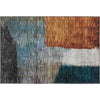 Piper Looms Mayfield Squares AMF1100 Copper Machine Washable Area Rug Scatter Main Image