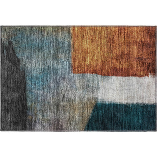 Piper Looms Mayfield Squares AMF1100 Copper Machine Washable Area Rug Scatter Main Image