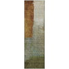 Piper Looms Mayfield Squares AMF1100 Green Machine Washable Area Rug Runner Main Image