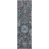 Piper Looms Mayfield Damask AMF1101 Chocolate Machine Washable Area Rug Runner Main Image