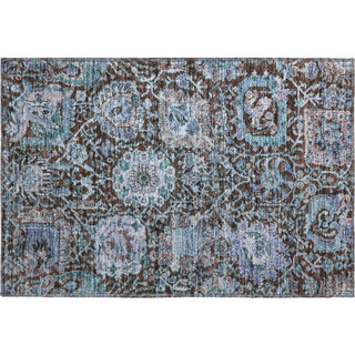 Piper Looms Mayfield Damask AMF1101 Chocolate Machine Washable Area Rug Scatter Main Image
