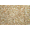 Piper Looms Mayfield Damask AMF1101 Khaki Machine Washable Area Rug Scatter Main Image