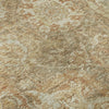 Piper Looms Mayfield Damask AMF1101 Khaki Machine Washable Area Rug Swatch Image