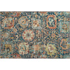 Piper Looms Mayfield Damask AMF1101 Navy Machine Washable Area Rug Scatter Main Image