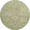 Piper Looms Mayfield Damask AMF1101 Sage Machine Washable Area Rug Round Main Image