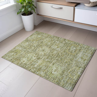 Piper Looms Mayfield Damask AMF1101 Sage Machine Washable Area Rug Scatter Lifestyle Image Feature