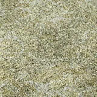 Piper Looms Mayfield Damask AMF1101 Sage Machine Washable Area Rug Swatch Image