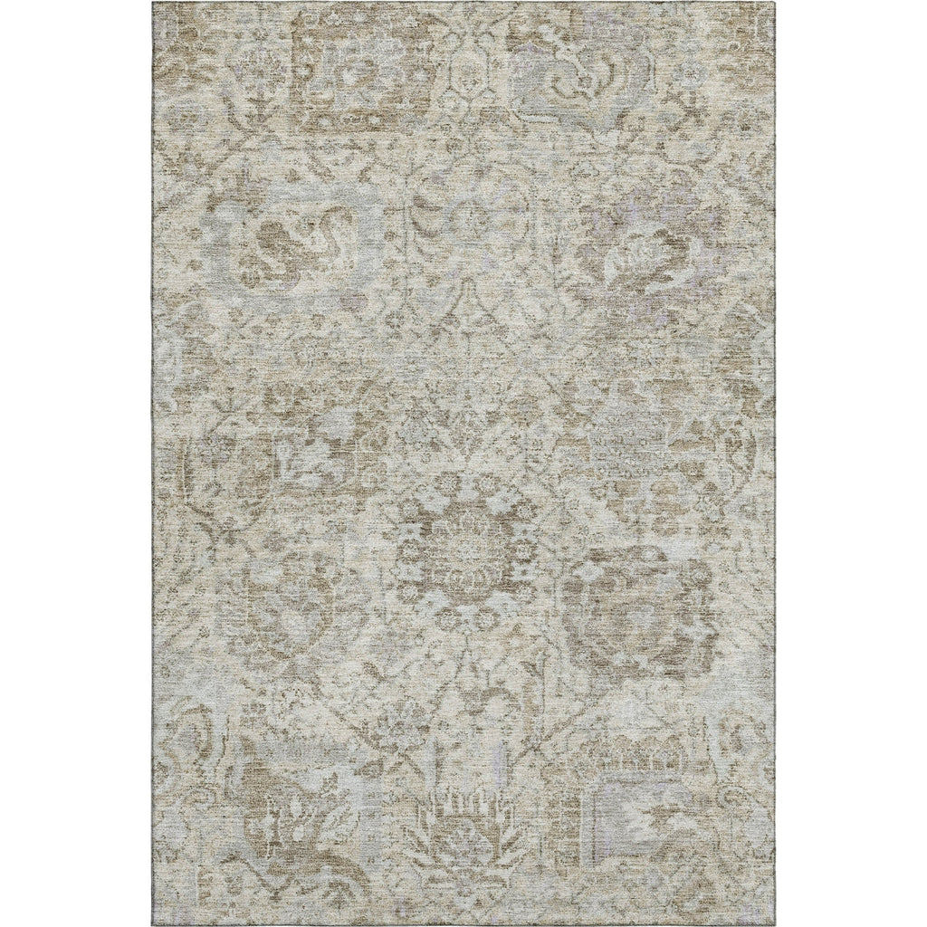 Piper Looms Mayfield Damask AMF1102 Ivory Machine Washable Area Rug main image