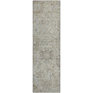 Piper Looms Mayfield Damask AMF1102 Ivory Machine Washable Area Rug Runner Main Image