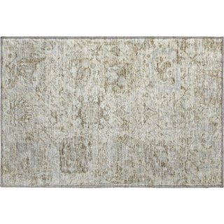 Piper Looms Mayfield Damask AMF1102 Ivory Machine Washable Area Rug Scatter Main Image