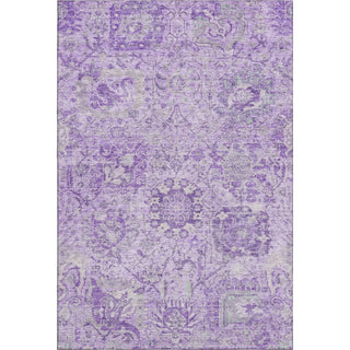 Piper Looms Mayfield Damask AMF1102 Lavender Machine Washable Area Rug main image