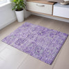Piper Looms Mayfield Damask AMF1102 Lavender Machine Washable Area Rug Scatter Lifestyle Image Feature
