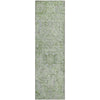 Piper Looms Mayfield Damask AMF1102 Mint Machine Washable Area Rug Runner Main Image