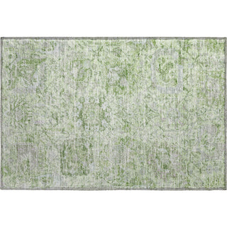 Piper Looms Mayfield Damask AMF1102 Mint Machine Washable Area Rug Scatter Main Image