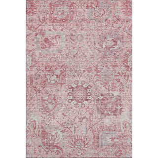 Piper Looms Mayfield Damask AMF1102 Pink Machine Washable Area Rug main image