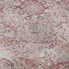 Piper Looms Mayfield Damask AMF1102 Pink Machine Washable Area Rug Swatch Image