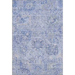 Piper Looms Mayfield Damask AMF1102 Sky Machine Washable Area Rug main image