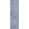 Piper Looms Mayfield Damask AMF1102 Sky Machine Washable Area Rug Runner Main Image