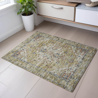Piper Looms Mayfield Global AMF1103 Wheat Machine Washable Area Rug Scatter Lifestyle Image Feature