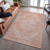 Piper Looms Mayfield Global AMF1104 Coral Machine Washable Area Rug Lifestyle Image Feature