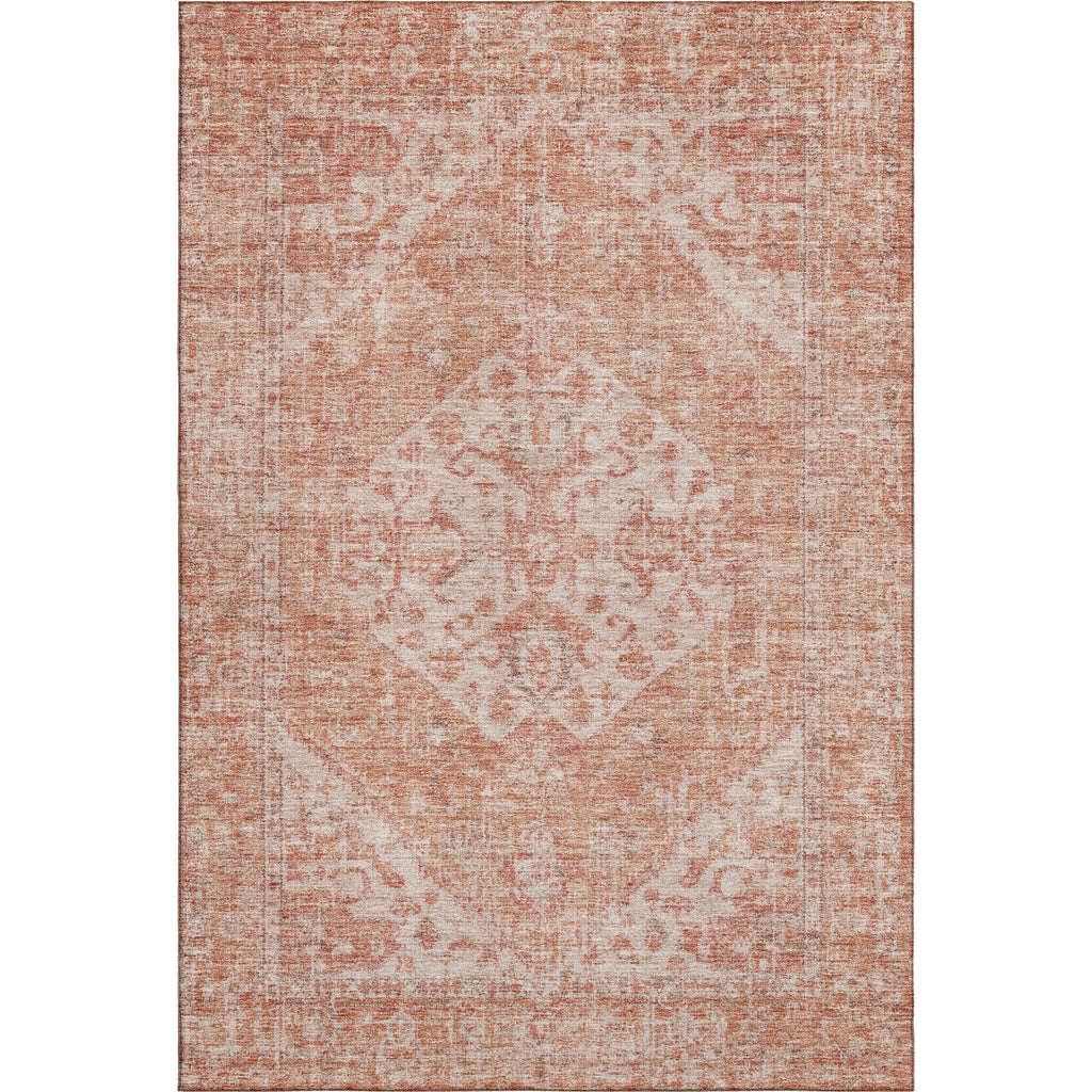 Piper Looms Mayfield Global AMF1104 Coral Machine Washable Area Rug main image