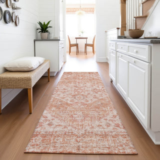 Piper Looms Mayfield Global AMF1104 Coral Machine Washable Area Rug Runner Lifestyle Image Feature