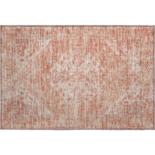 Piper Looms Mayfield Global AMF1104 Coral Machine Washable Area Rug Scatter Main Image