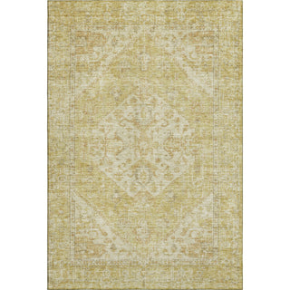 Piper Looms Mayfield Global AMF1104 Gold Machine Washable Area Rug main image