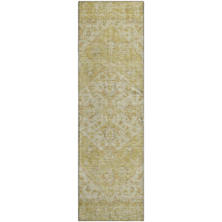 Piper Looms Mayfield Global AMF1104 Gold Machine Washable Area Rug Runner Main Image