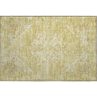 Piper Looms Mayfield Global AMF1104 Gold Machine Washable Area Rug Scatter Main Image