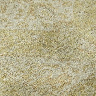 Piper Looms Mayfield Global AMF1104 Gold Machine Washable Area Rug Swatch Image
