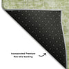 Piper Looms Mayfield Global AMF1104 Sage Machine Washable Area Rug Backing Image