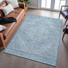 Piper Looms Mayfield Global AMF1104 Sky Machine Washable Area Rug Lifestyle Image Feature