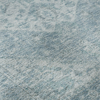 Piper Looms Mayfield Global AMF1104 Sky Machine Washable Area Rug Swatch Image