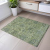 Piper Looms Mayfield Damask AMF1105 Aloe Machine Washable Area Rug Scatter Lifestyle Image Feature