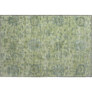 Piper Looms Mayfield Damask AMF1105 Aloe Machine Washable Area Rug Scatter Main Image